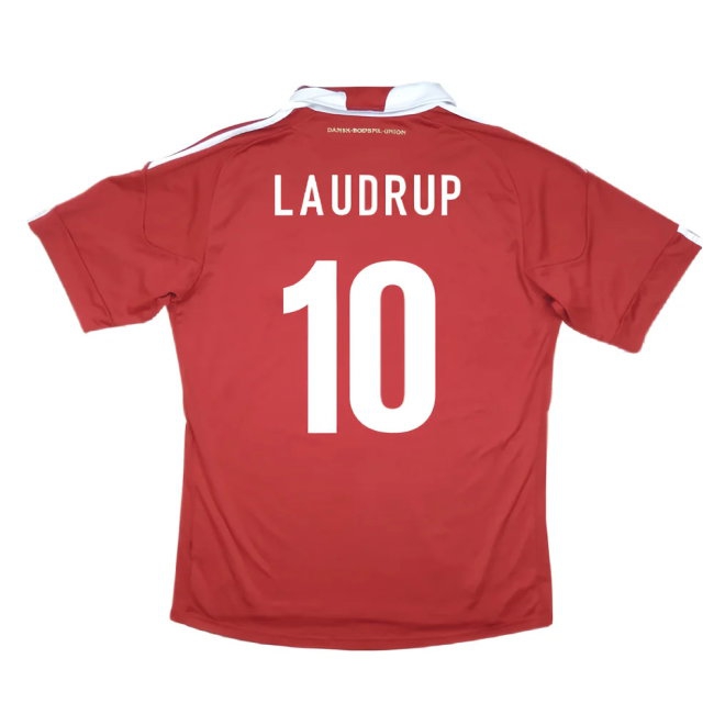 2010-2011 Denmark Home Shirt (Laudrup 10) — Buy Now