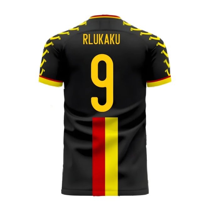 Belgium 2025-2026 Away Concept Football Kit (Viper) (R LUKAKU 9) — Shop Online