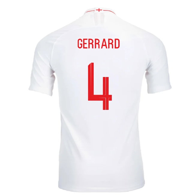 2018-2019 England Player Version Home Shirt (Gerrard 4) — Buy Now