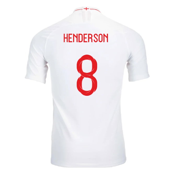 2018-2019 England Player Version Home Shirt (Henderson 8) — Shop Now