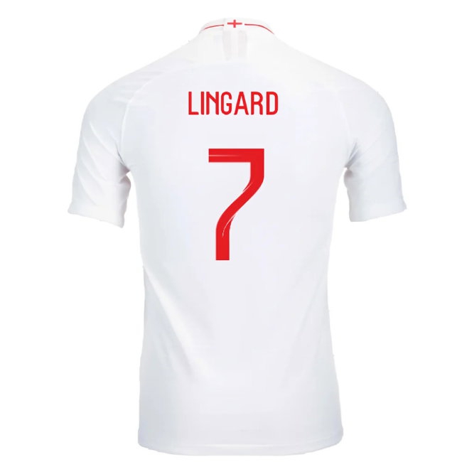 2018-2019 England Player Version Home Shirt (Lingard 7) — Shop Online