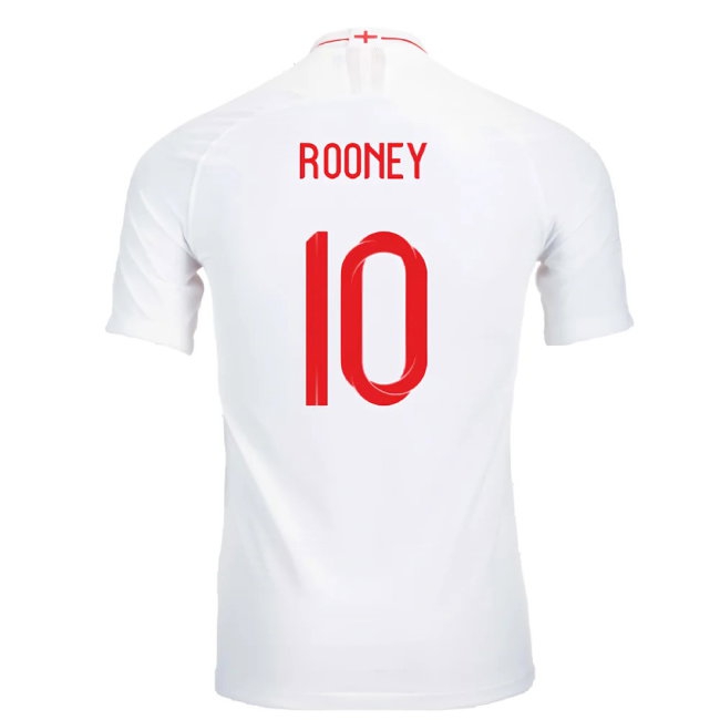 2018-2019 England Player Version Home Shirt (Rooney 10) — Buy Now