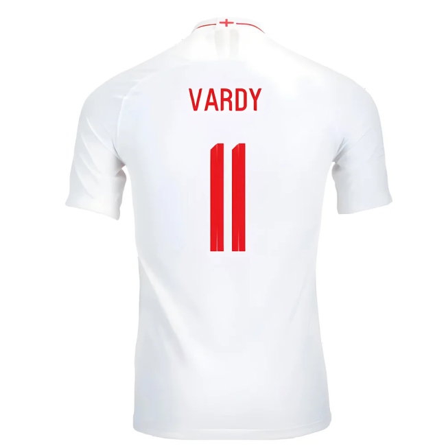 2018-2019 England Player Version Home Shirt (Vardy 11) — Shop Now