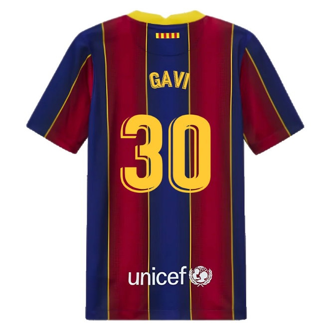 2020-2021 Barcelona Home Jersey (Kids) (Gavi 30) — Buy Online