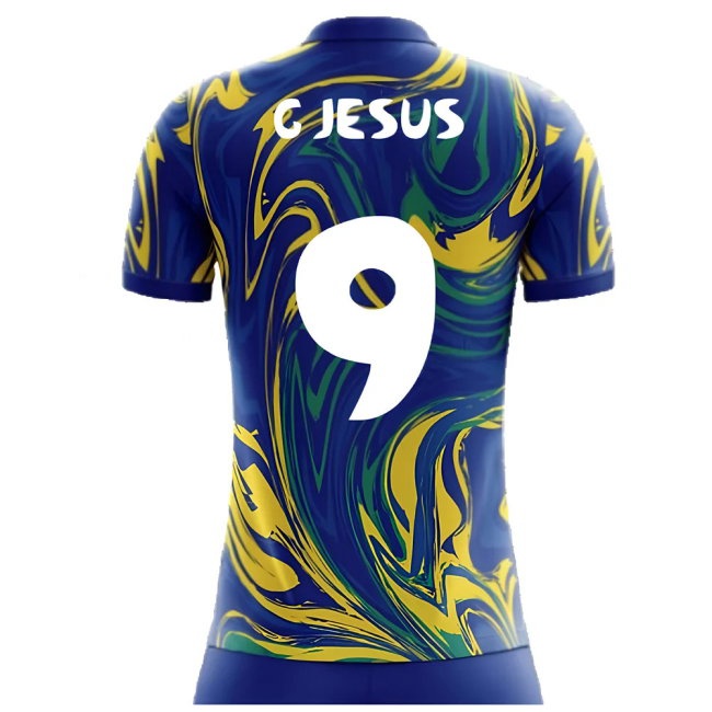 2025-2026 Brazil Away Concept Shirt (G Jesus 9) — Buy Now