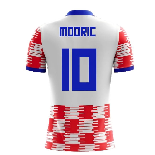 2025-2026 Croatia Home Concept Shirt (Modric 10) - Kids — Buy Online