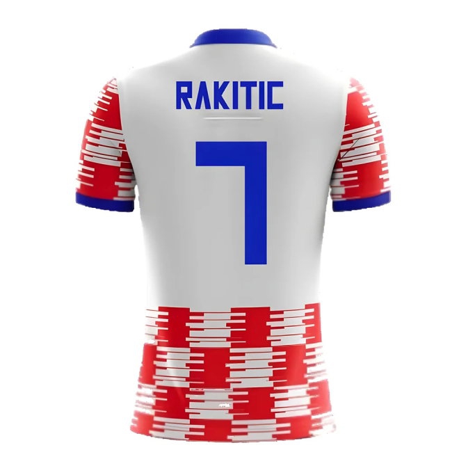 2025-2026 Croatia Home Concept Shirt (Rakitic 7) - Kids — Shop Now
