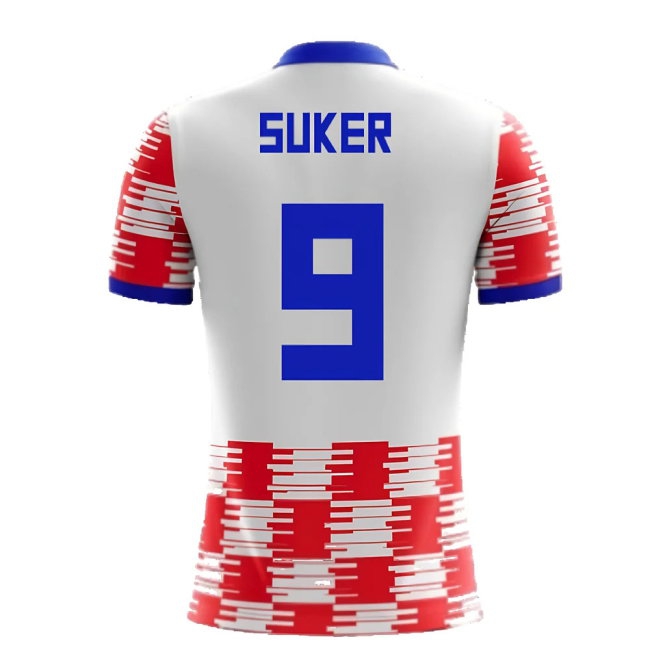 2025-2026 Croatia Home Concept Shirt (Suker 9) — Buy Now