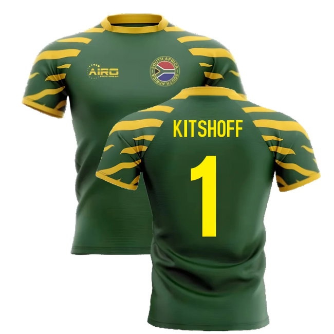 2025-2026 South Africa Springboks Home Concept Rugby Shirt (Kitshoff 1) — Shop Now