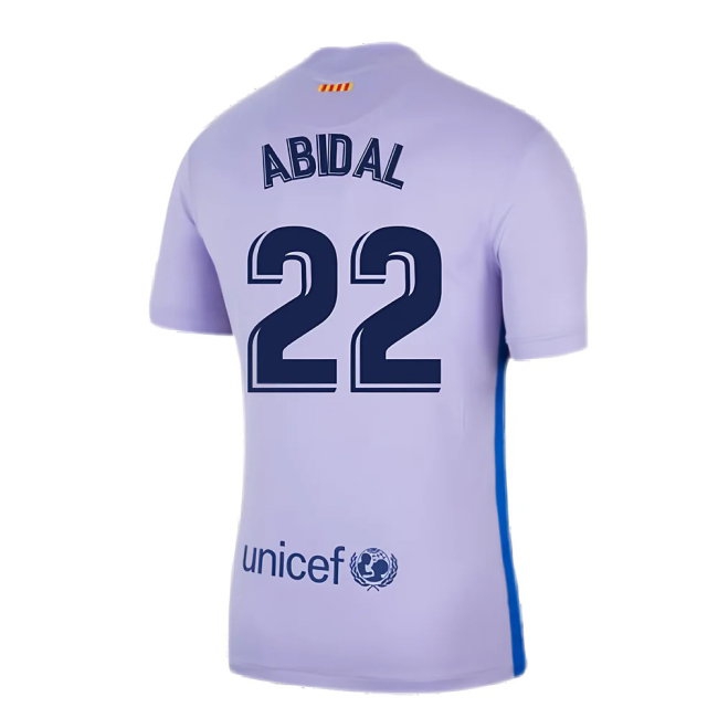 2021-2022 Barcelona Away Shirt (Kids) (ABIDAL 22) — Buy Online