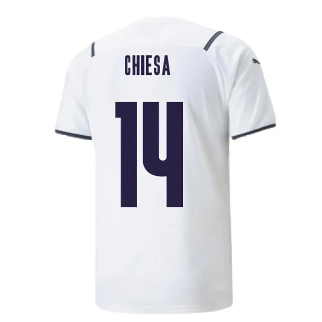 2021-2022 Italy Away Shirt (CHIESA 14) — Shop Now