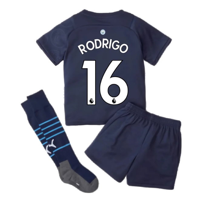 2021-2022 Man City 3rd Mini Kit (RODRIGO 16) — Buy Online