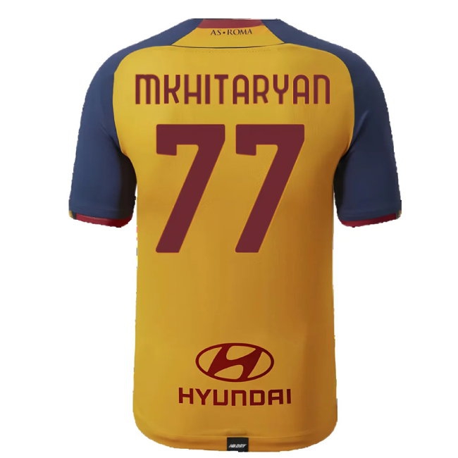 2021-2022 Roma Third Shirt (MKHITARYAN 77) — Shop Now