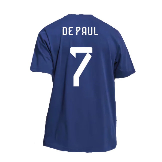 2022-2023 Argentina DNA Graphic Tee (Night Indigo) (DE PAUL 7) — Buy Now