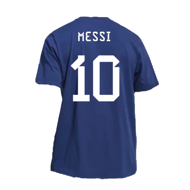 2022-2023 Argentina DNA Graphic Tee (Night Indigo) (MESSI 10) — Buy Now
