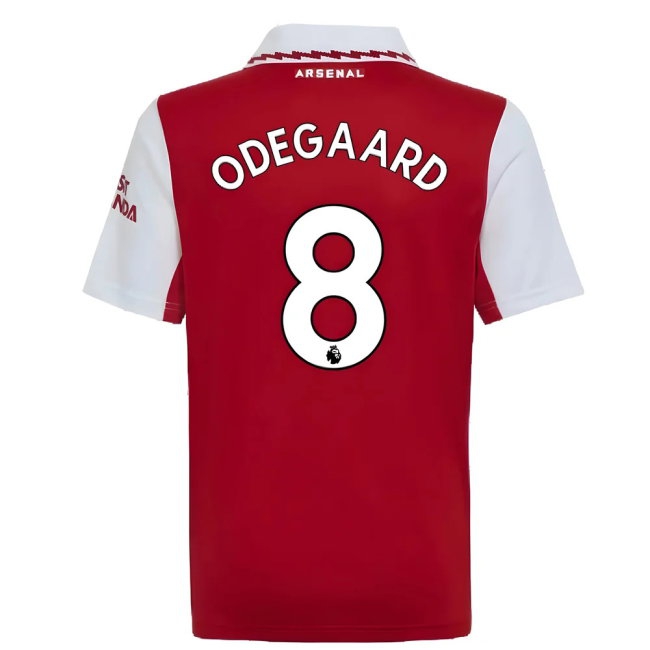 2022-2023 Arsenal Home Shirt (Kids) (ODEGAARD 8) — Shop Now