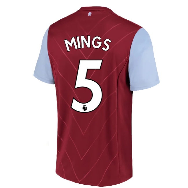 2022-2023 Aston Villa Home Shirt (MINGS 5) — Shop Online