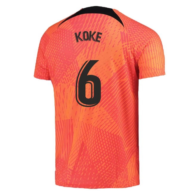 2022-2023 Atletico Madrid Pre-Match Training Shirt (Laser Crimson) (KOKE 6) — Buy Now