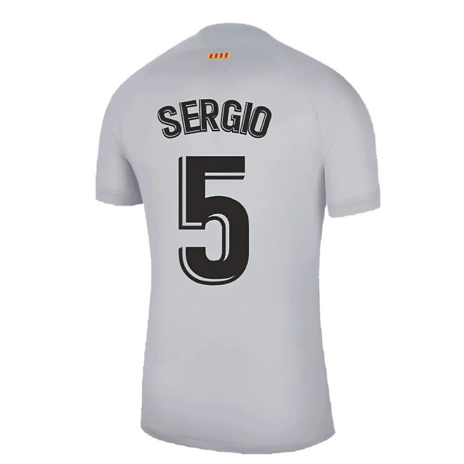 2022-2023 Barcelona Third Shirt (SERGIO 5) — Shop Online