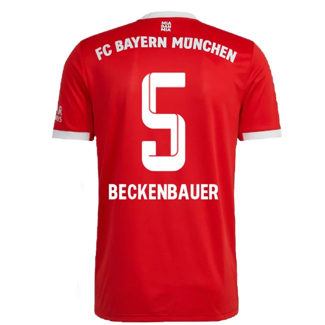 2022-2023 Bayern Munich Home Shirt (BECKENBAUER 5) — Shop Now