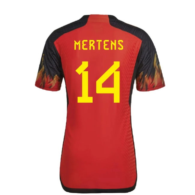 2022-2023 Belgium Player Version Home Shirt (MERTENS 14) — Shop Now