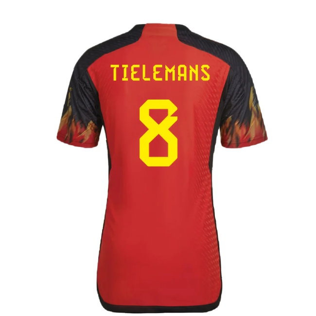 2022-2023 Belgium Player Version Home Shirt (TIELEMANS 8) — Shop Online