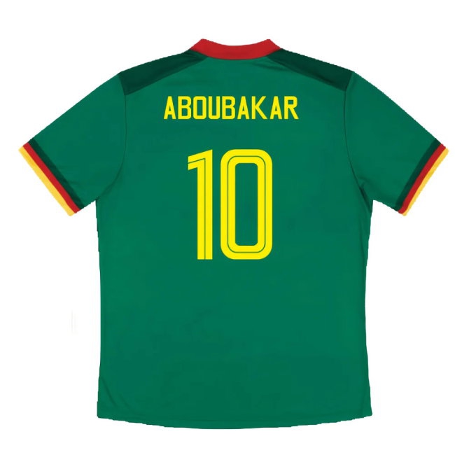 2022-2023 Cameroon Home Replica Shirt (ABOUBAKAR 10) — Buy Online