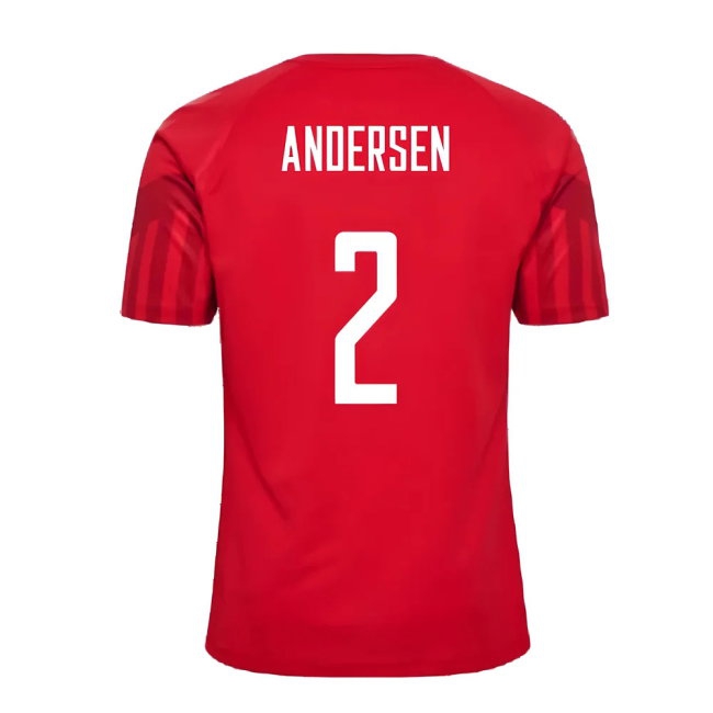 2022-2023 Denmark Home Jersey (Andersen 2) — Buy Online