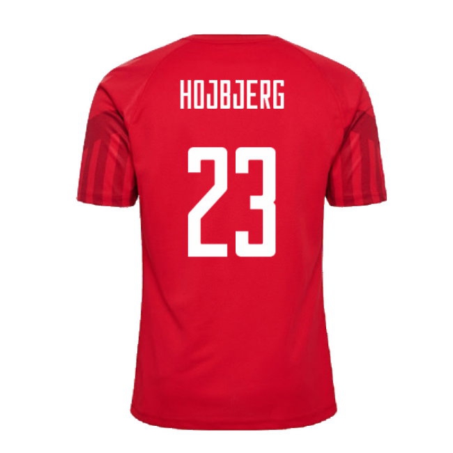 2022-2023 Denmark Home Jersey (Hojbjerg 23) — Shop Online