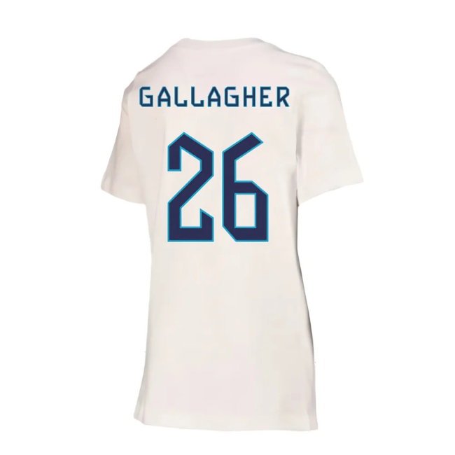 2022-2023 England Crest Tee (White) - Kids (Gallagher 26) — Buy Online