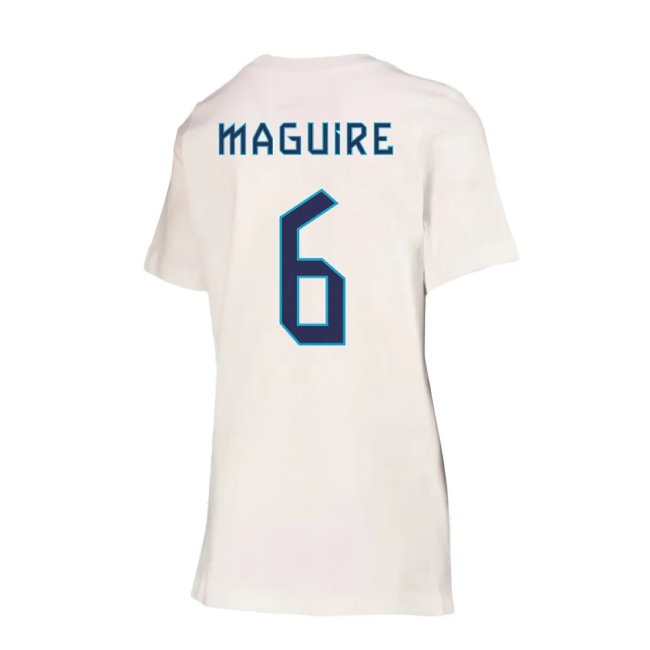 2022-2023 England Crest Tee (White) - Kids (Maguire 6) — Shop Now