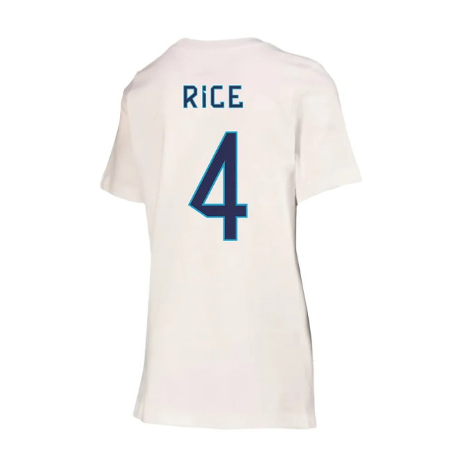 2022-2023 England Crest Tee (White) - Kids (Rice 4) — Shop Now