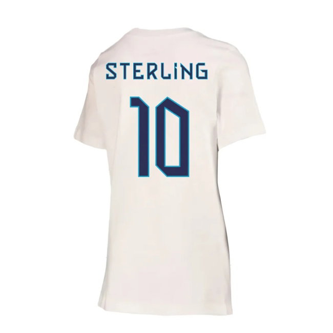 2022-2023 England Crest Tee (White) - Kids (Sterling 10) — Shop Online