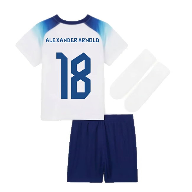 2022-2023 England Home Little Boys Mini Kit (Alexander Arnold 18) — Shop Online