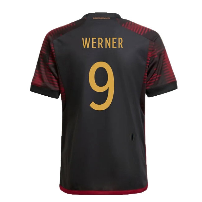 2022-2023 Germany Away Shirt (Kids) (WERNER 9) — Buy Online
