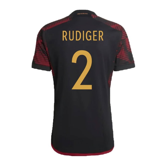 2022-2023 Germany Away Shirt (RUDIGER 2) — Buy Now