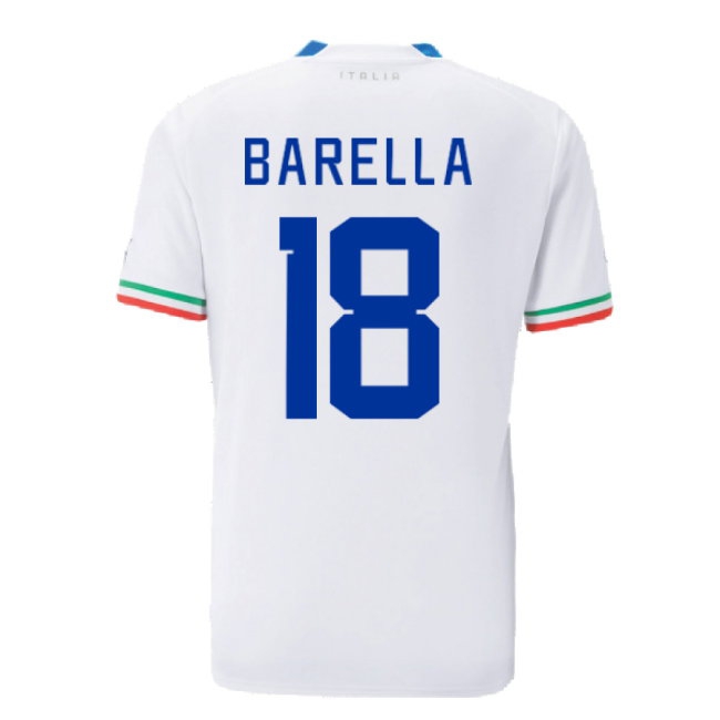 2022-2023 Italy Away Shirt (BARELLA 18) — Shop Online