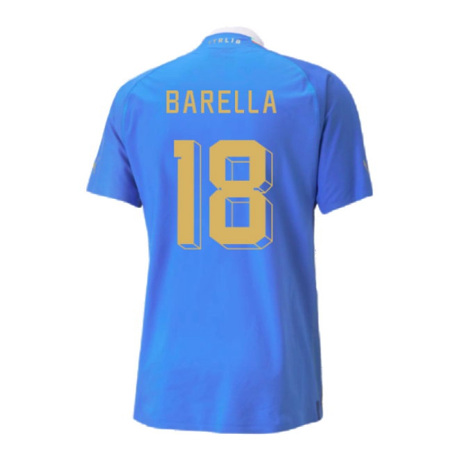 2022-2023 Italy Home Jersey Player Version with Packaging (BARELLA 18) — Buy Now
