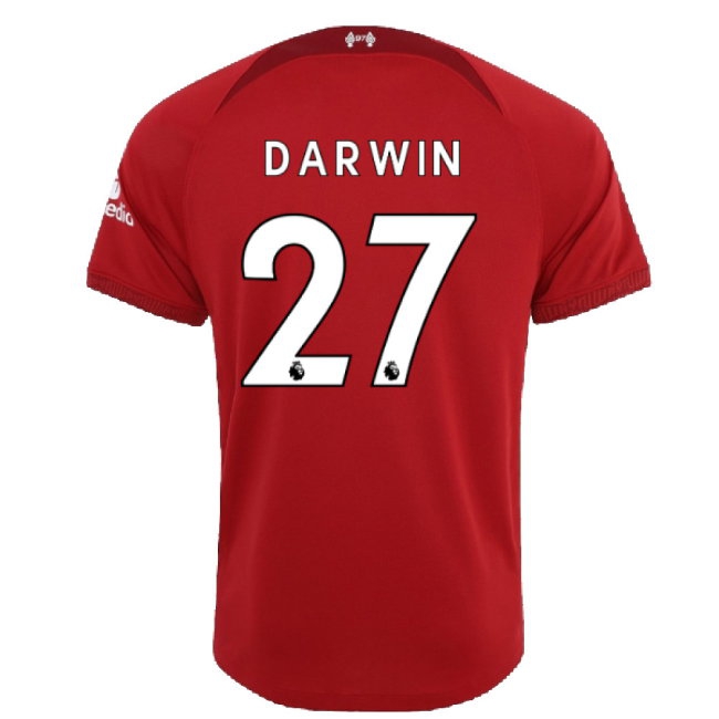 2022-2023 Liverpool Home Shirt (DARWIN 27) — Shop Online