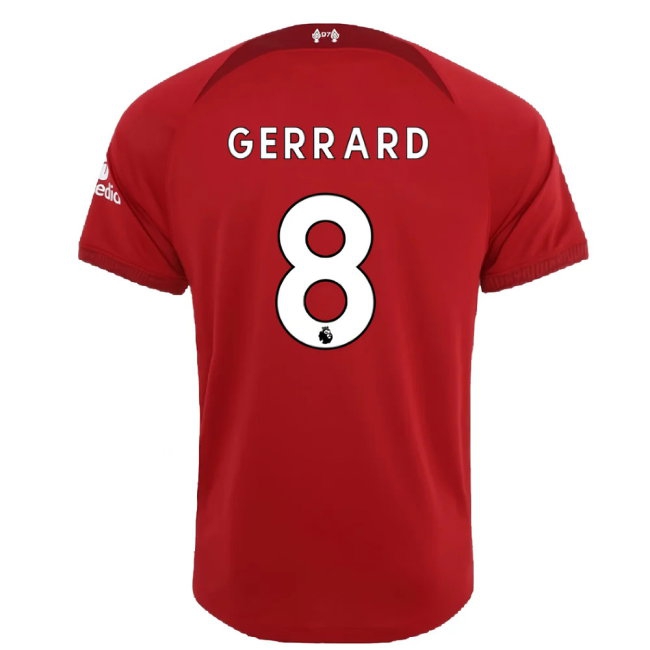 2022-2023 Liverpool Home Shirt (GERRARD 8) — Shop Now