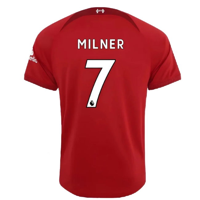 2022-2023 Liverpool Home Shirt (MILNER 7) — Buy Online