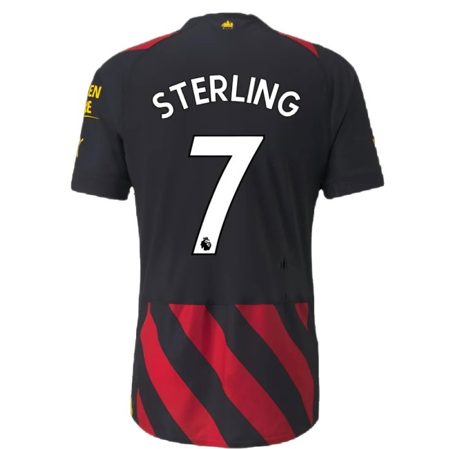 2022-2023 Man City Player Version Away Shirt (STERLING 7) — Shop Online