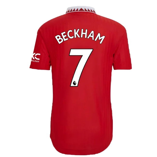 2022-2023 Man Utd Player Version Home Shirt (BECKHAM 7) — Shop Now