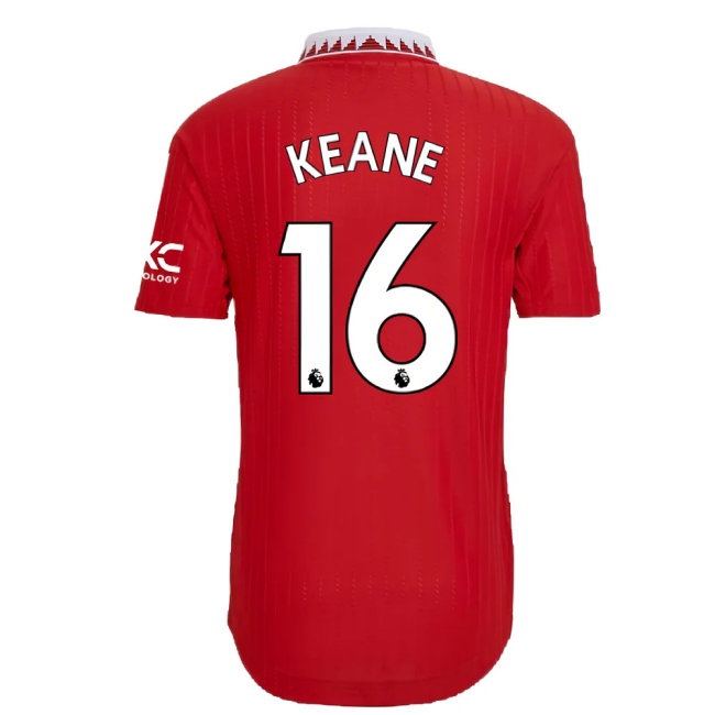 2022-2023 Man Utd Player Version Home Shirt (KEANE 16) — Buy Online