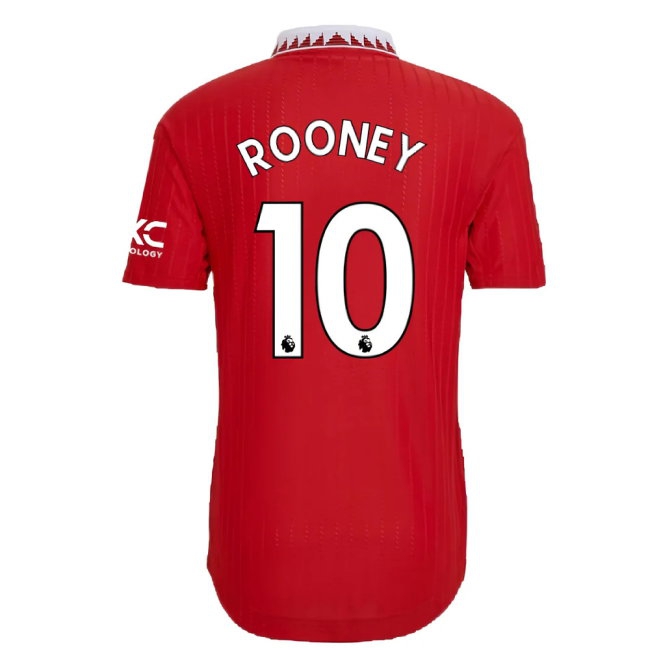2022-2023 Man Utd Player Version Home Shirt (ROONEY 10) — Buy Now