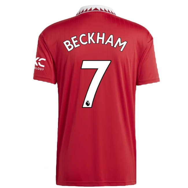 2022-2023 Man Utd Home Shirt (BECKHAM 7) — Buy Online