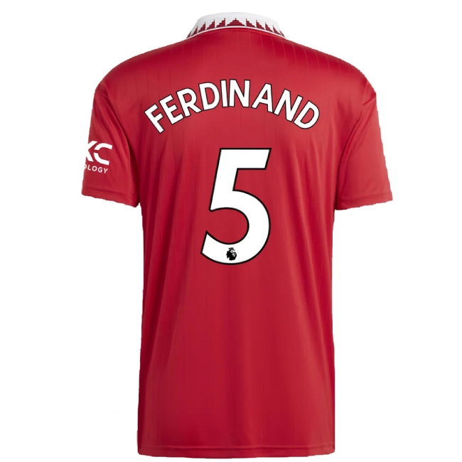 2022-2023 Man Utd Home Shirt (FERDINAND 5) — Buy Online