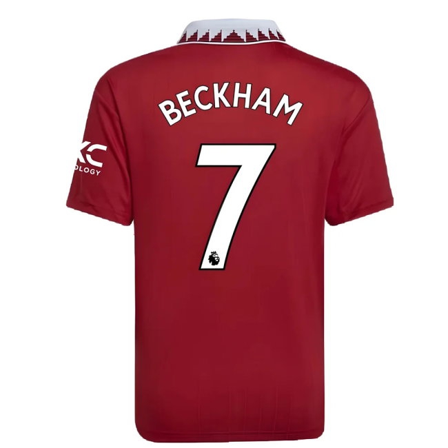 2022-2023 Man Utd Home Shirt (Kids) (BECKHAM 7) — Shop Now