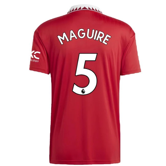 2022-2023 Man Utd Home Shirt (MAGUIRE 5) — Shop Online
