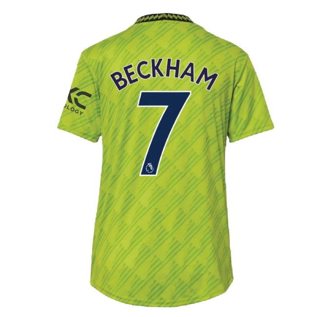 2022-2023 Man Utd Third Shirt (Ladies) (BECKHAM 7) — Shop Online